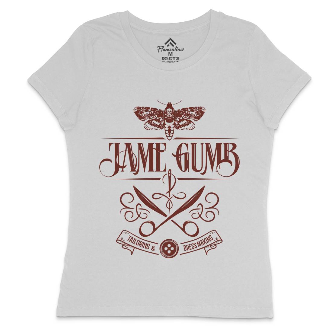 Jame Gumb Womens Crew Neck T-Shirt Horror D179