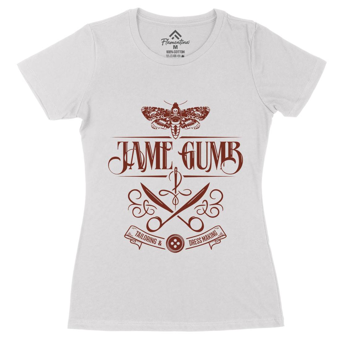 Jame Gumb Womens Organic Crew Neck T-Shirt Horror D179