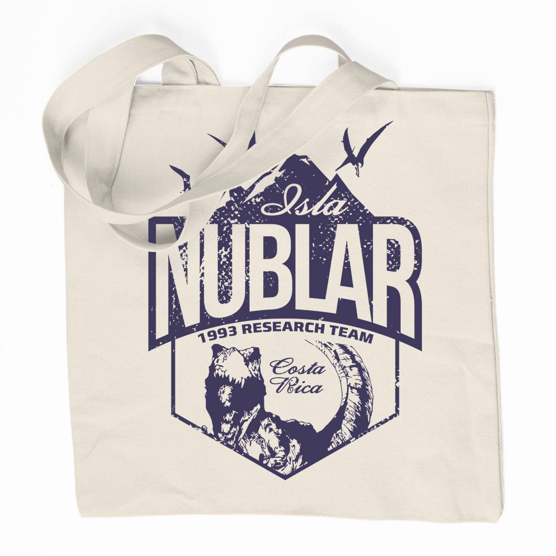 Isla Nublar Organic Premium Cotton Tote Bag Horror D181