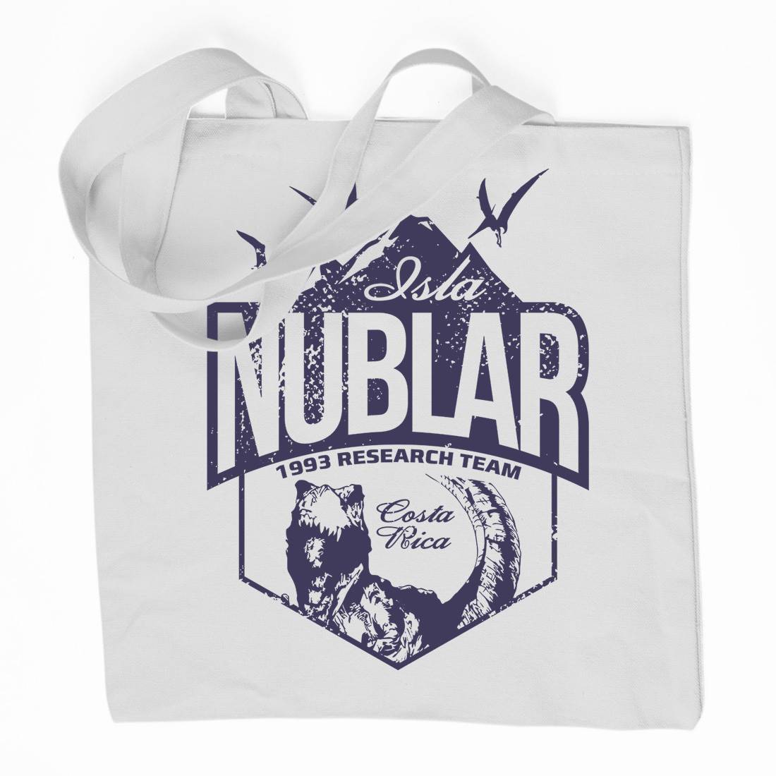 Isla Nublar Organic Premium Cotton Tote Bag Horror D181