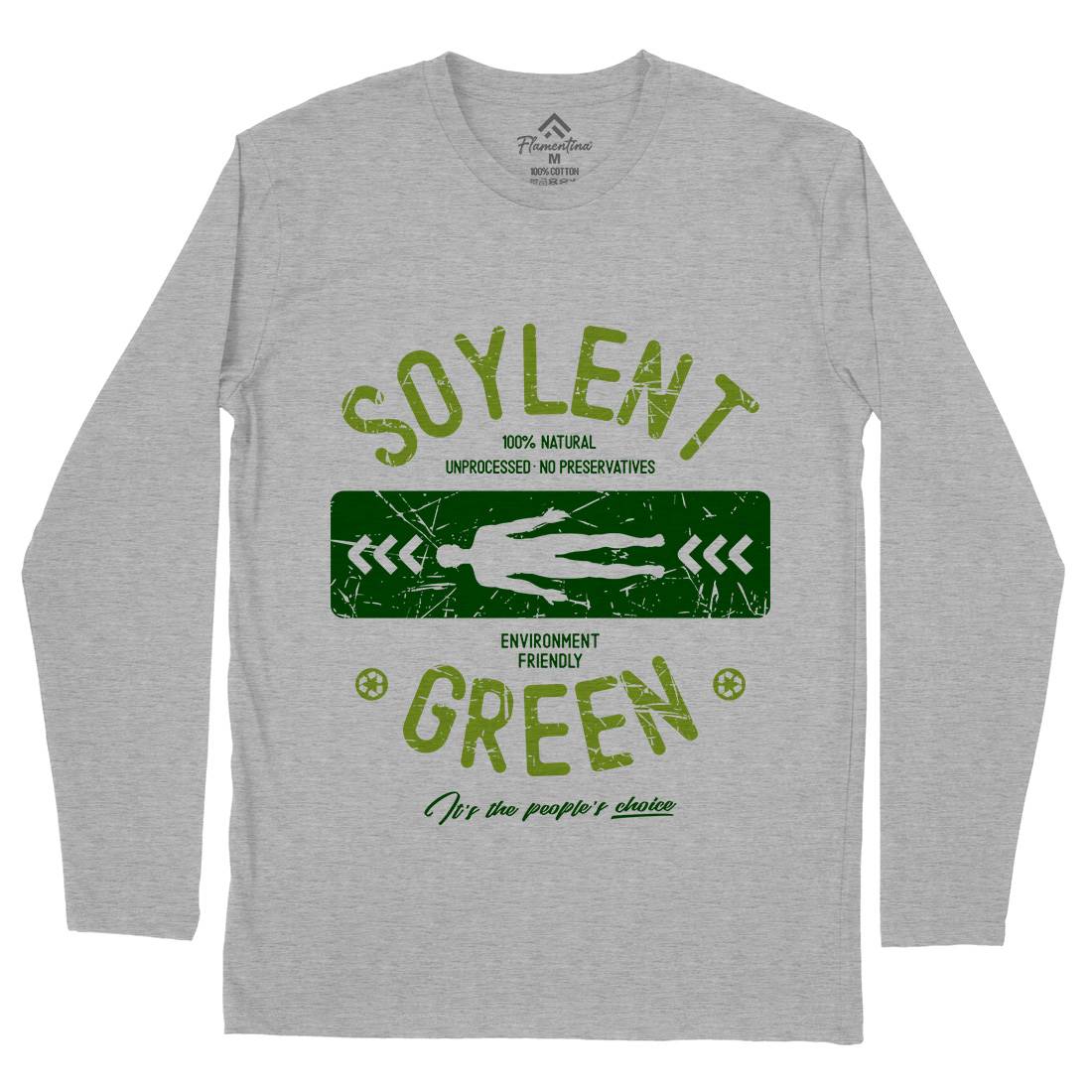 Soylent Green Mens Long Sleeve T-Shirt Horror D182