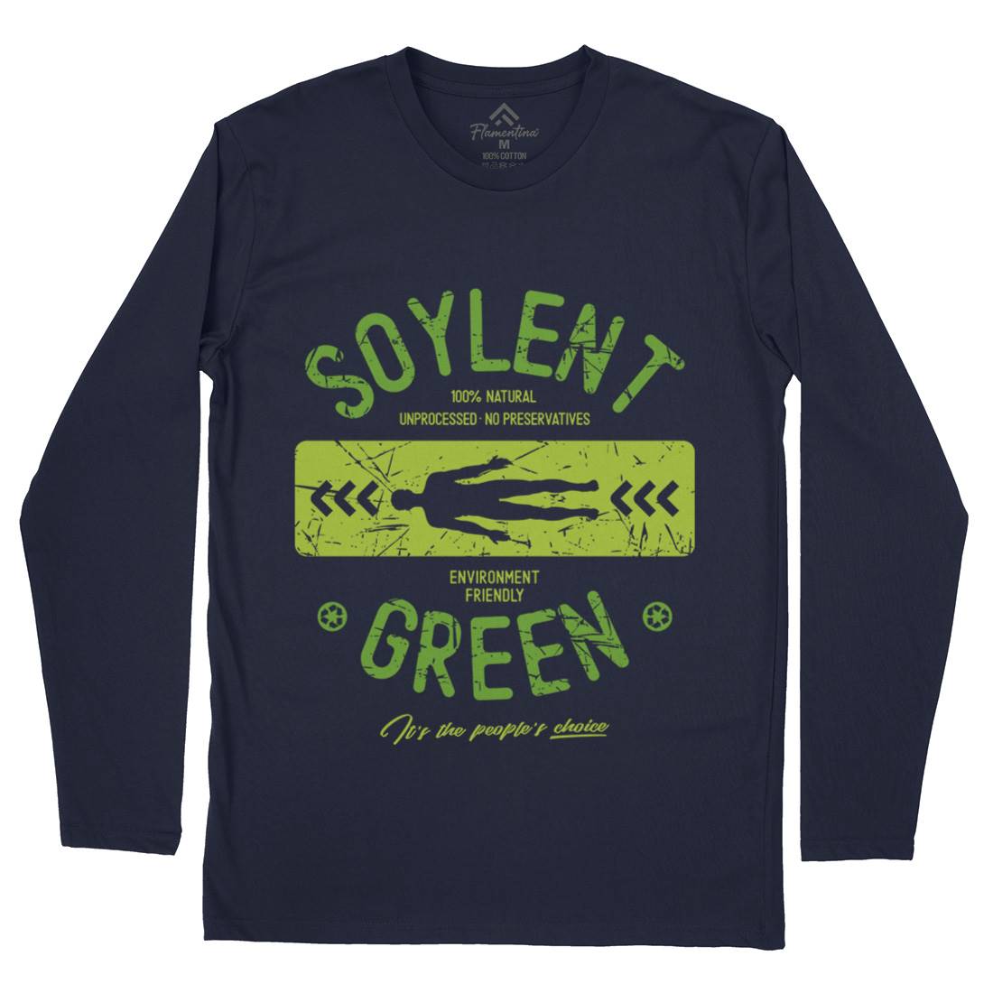 Soylent Green Mens Long Sleeve T-Shirt Horror D182