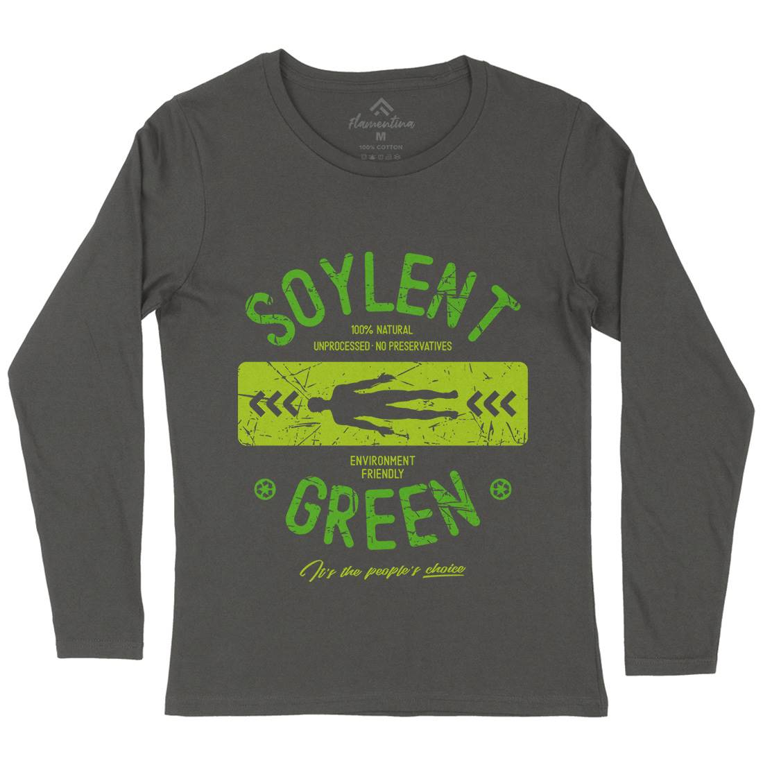 Soylent Green Womens Long Sleeve T-Shirt Horror D182