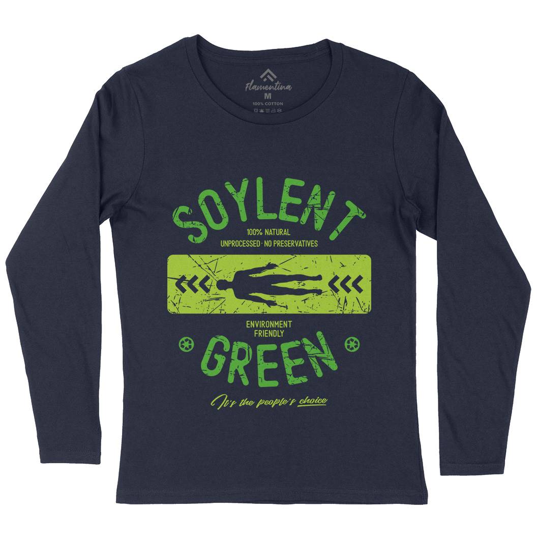 Soylent Green Womens Long Sleeve T-Shirt Horror D182