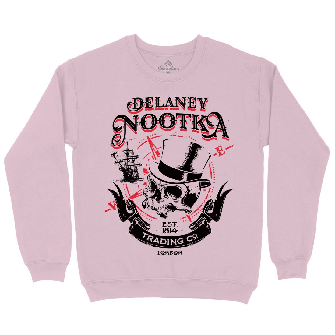 Delaney Nootka Kids Crew Neck Sweatshirt Retro D183