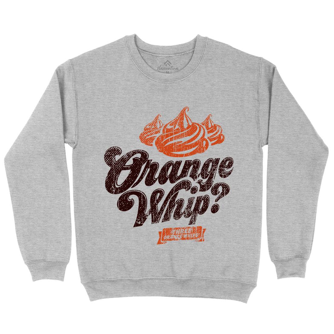 Orange Whip Kids Crew Neck Sweatshirt Food D184