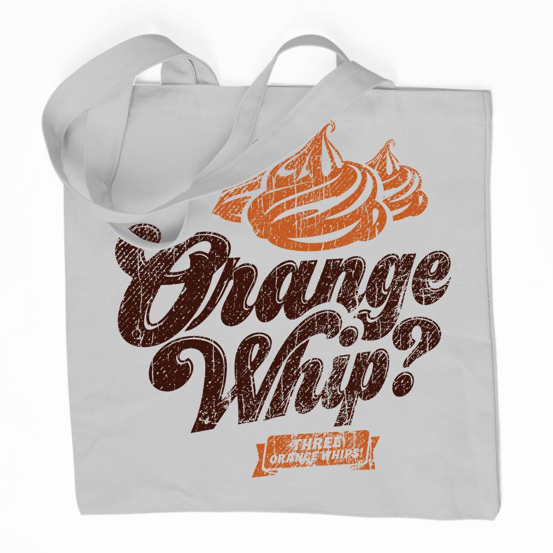 Orange Whip Organic Premium Cotton Tote Bag Food D184