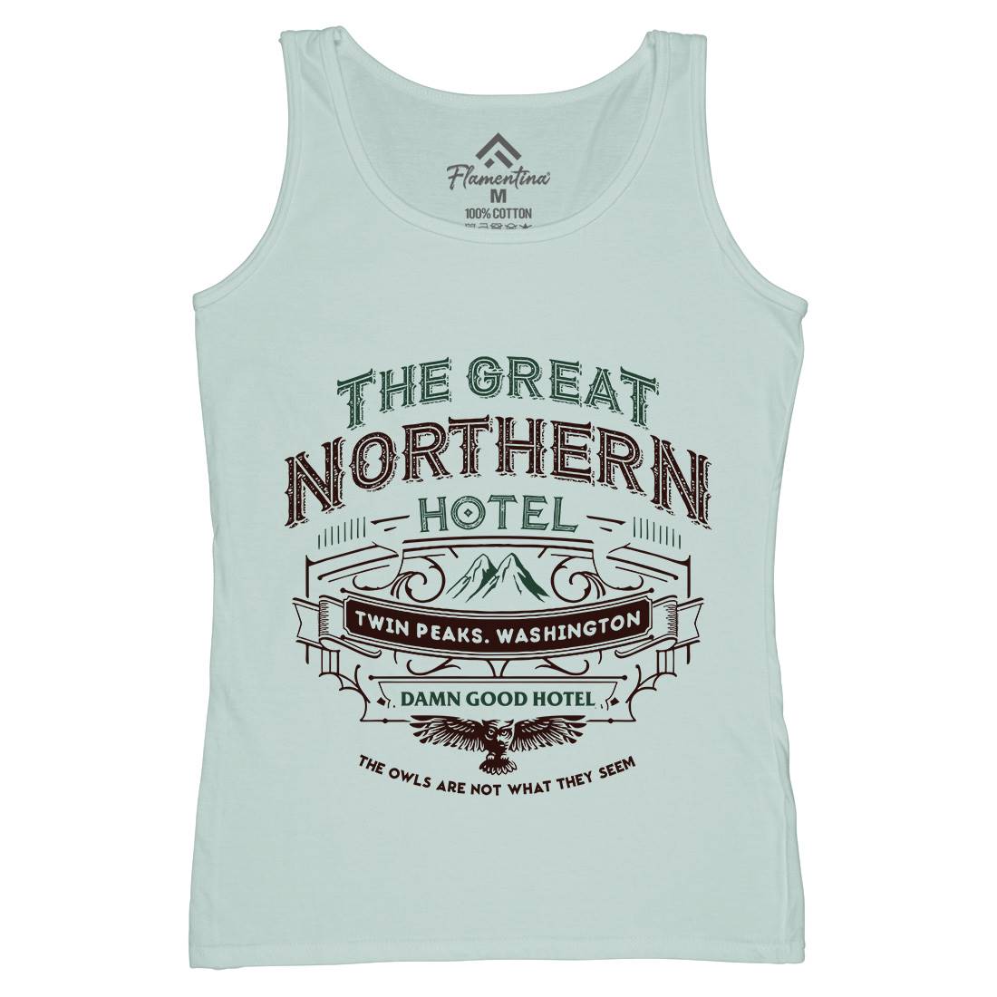 Great Northern Hotel Womens Organic Tank Top Vest Horror D185