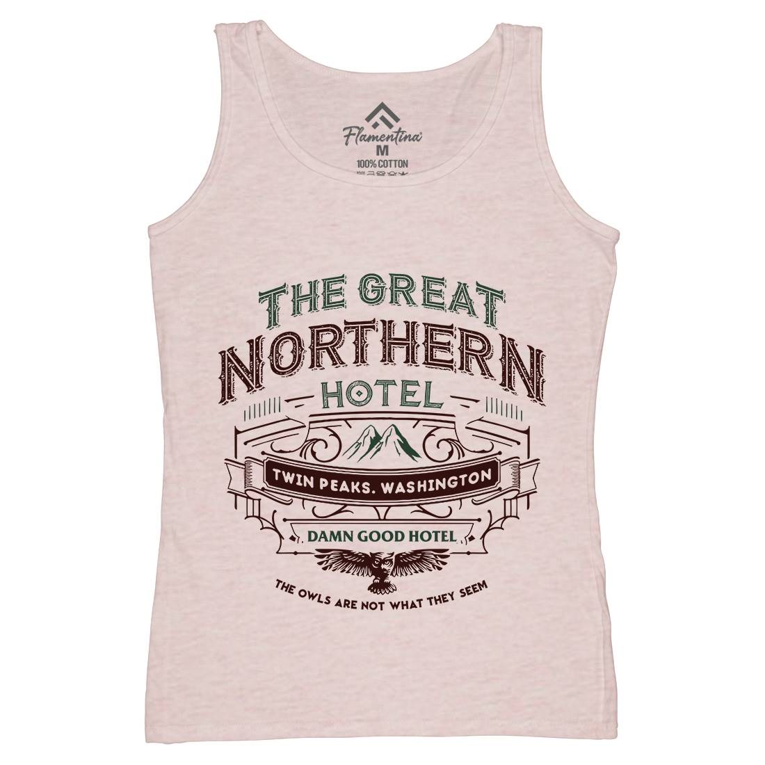 Great Northern Hotel Womens Organic Tank Top Vest Horror D185