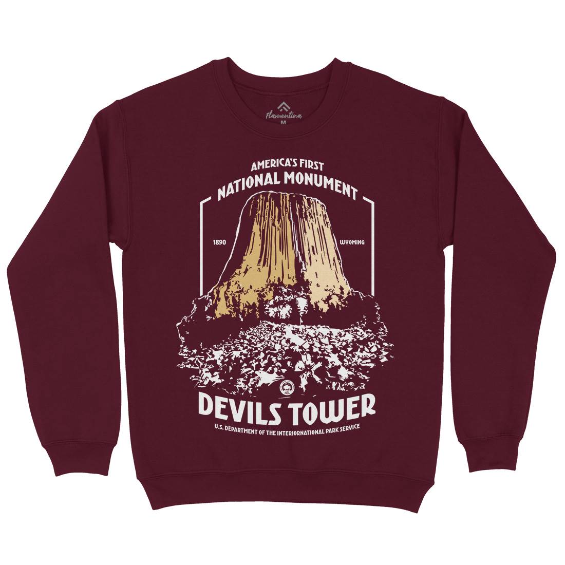 Devils Tower Kids Crew Neck Sweatshirt Space D186