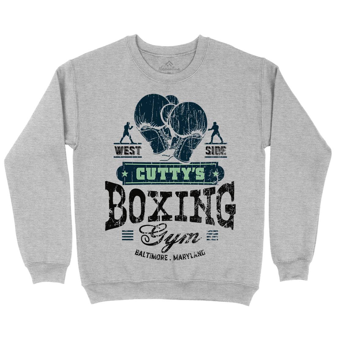 Cuttys Boxing Gym Mens Crew Neck Sweatshirt Sport D187