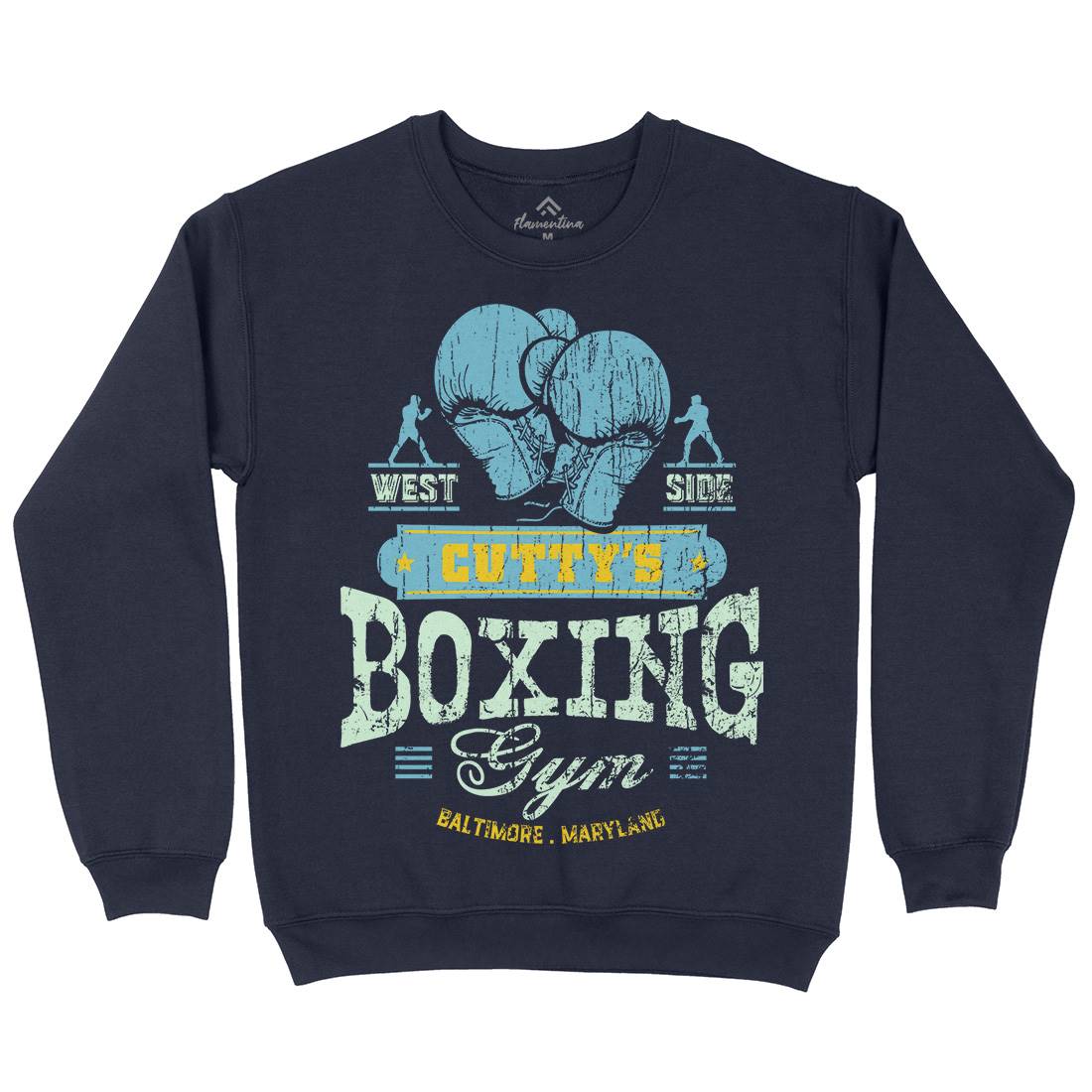 Cuttys Boxing Gym Kids Crew Neck Sweatshirt Sport D187