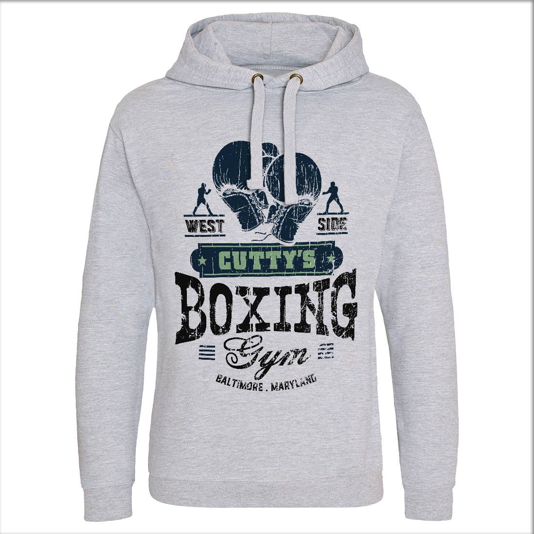Cuttys Boxing Gym Mens Hoodie Without Pocket Sport D187