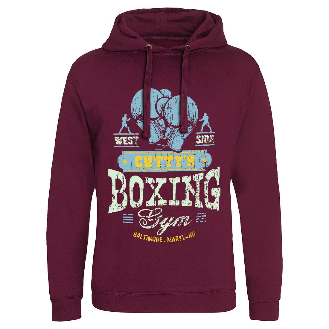 Cuttys Boxing Gym Mens Hoodie Without Pocket Sport D187