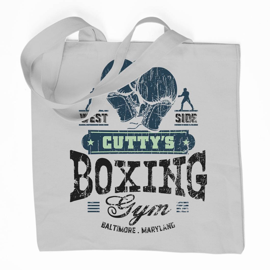 Cuttys Boxing Gym Organic Premium Cotton Tote Bag Sport D187