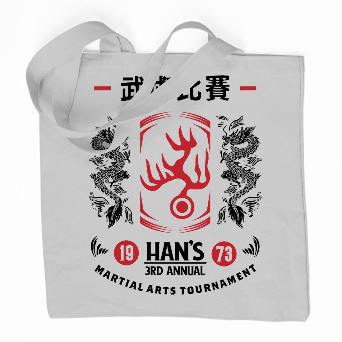 Hans Tournament Organic Premium Cotton Tote Bag Sport D188
