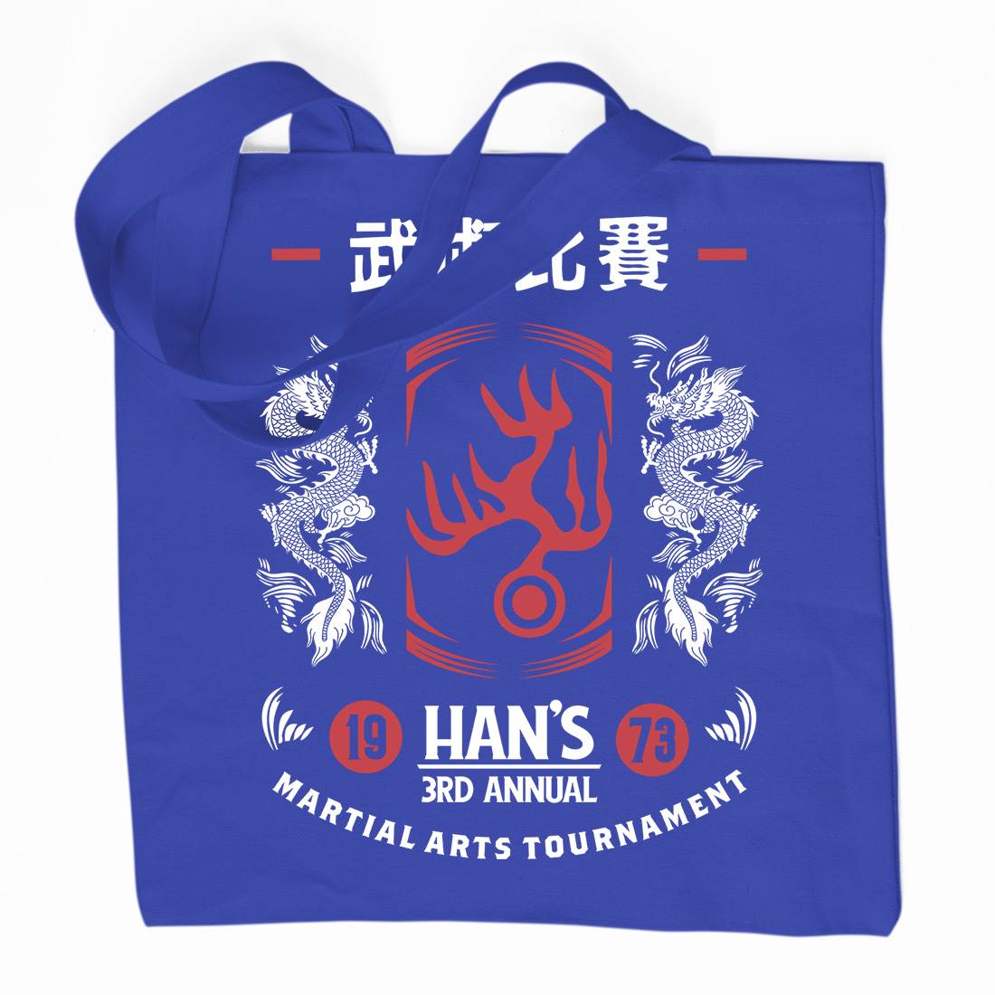 Hans Tournament Organic Premium Cotton Tote Bag Sport D188