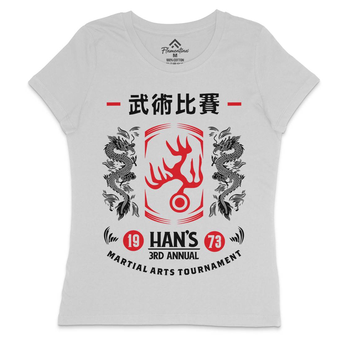 Hans Tournament Womens Crew Neck T-Shirt Sport D188