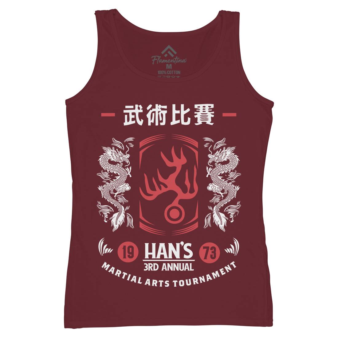 Hans Tournament Womens Organic Tank Top Vest Sport D188