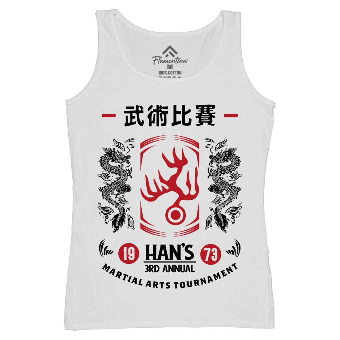 Hans Tournament Womens Organic Tank Top Vest Sport D188