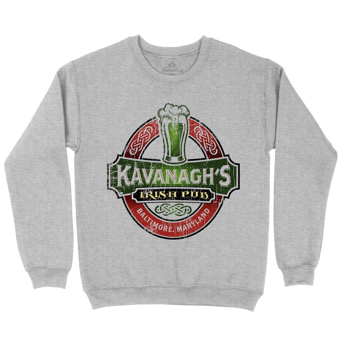 Kavanaghs Irish Pub Mens Crew Neck Sweatshirt Drinks D189