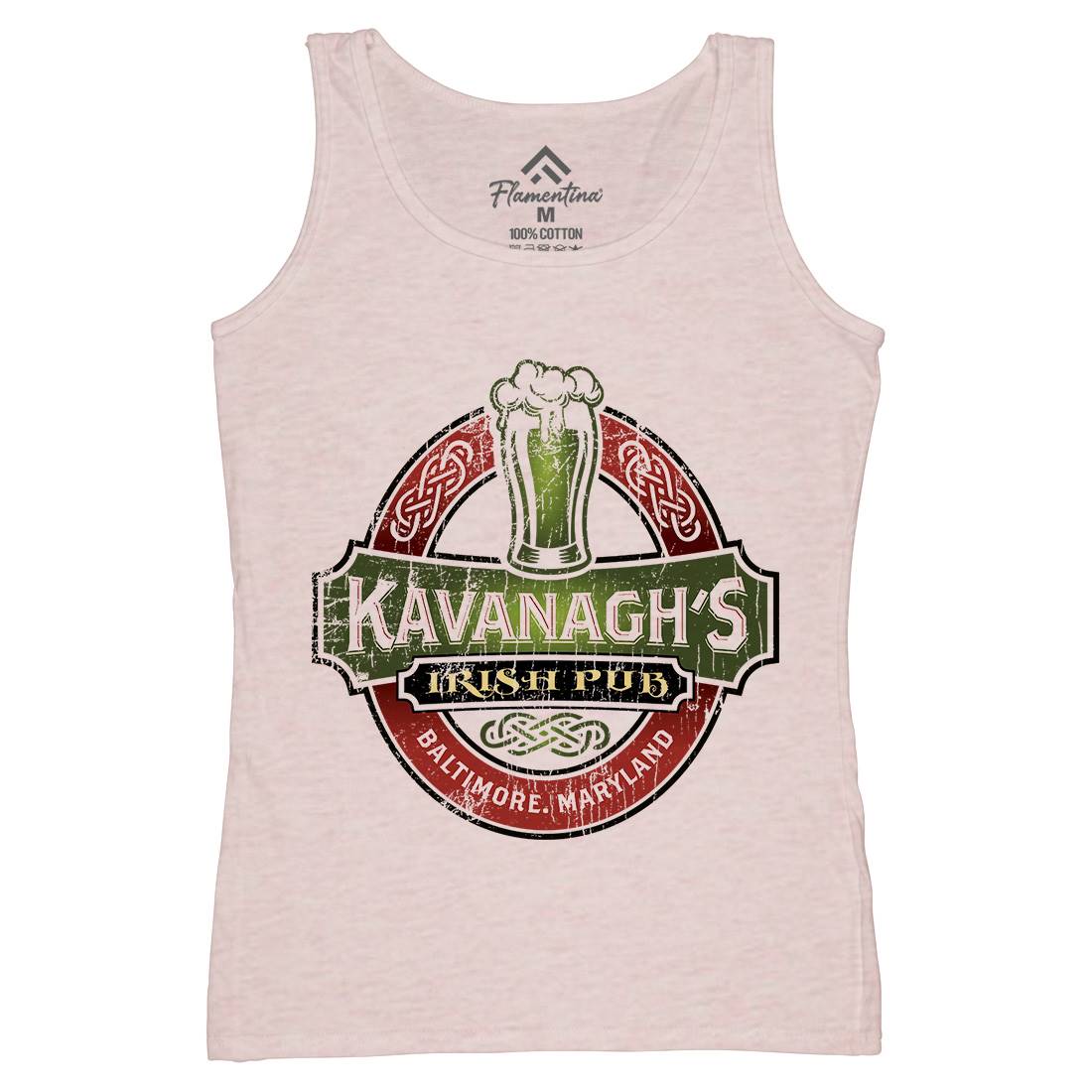 Kavanaghs Irish Pub Womens Organic Tank Top Vest Drinks D189