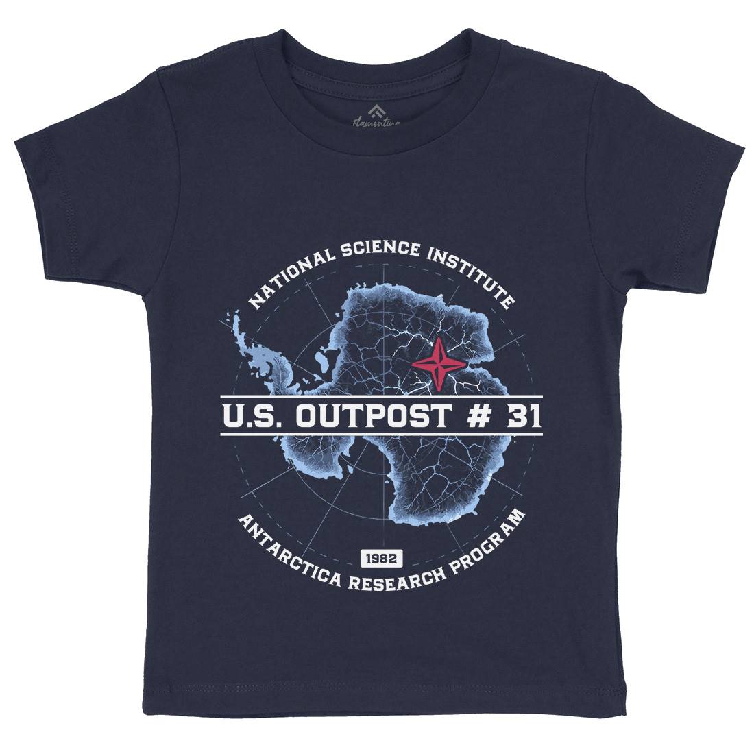 Outpost 31 Kids Organic Crew Neck T-Shirt Horror D190