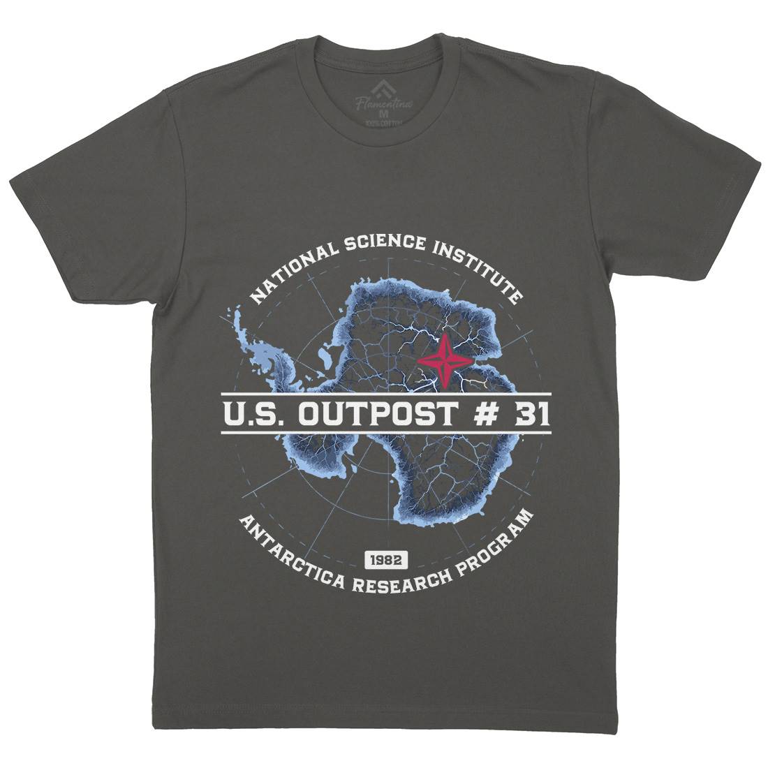 Outpost 31 Mens Crew Neck T-Shirt Horror D190