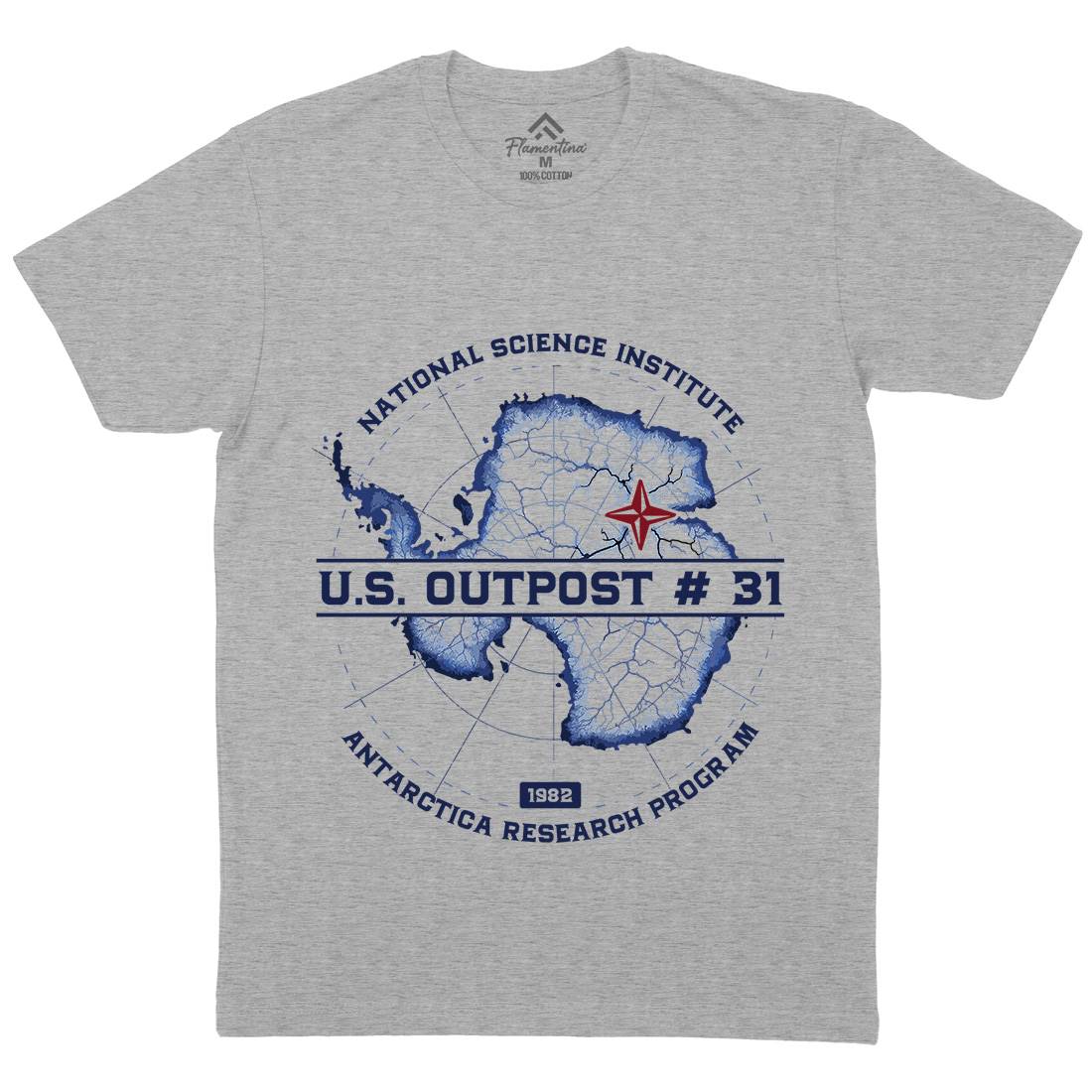 Outpost 31 Mens Crew Neck T-Shirt Horror D190