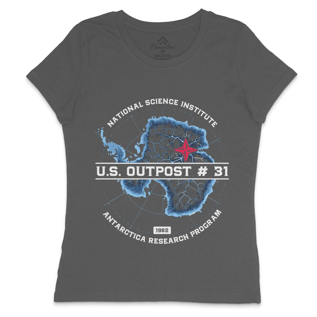 Outpost 31 Womens Crew Neck T-Shirt Horror D190
