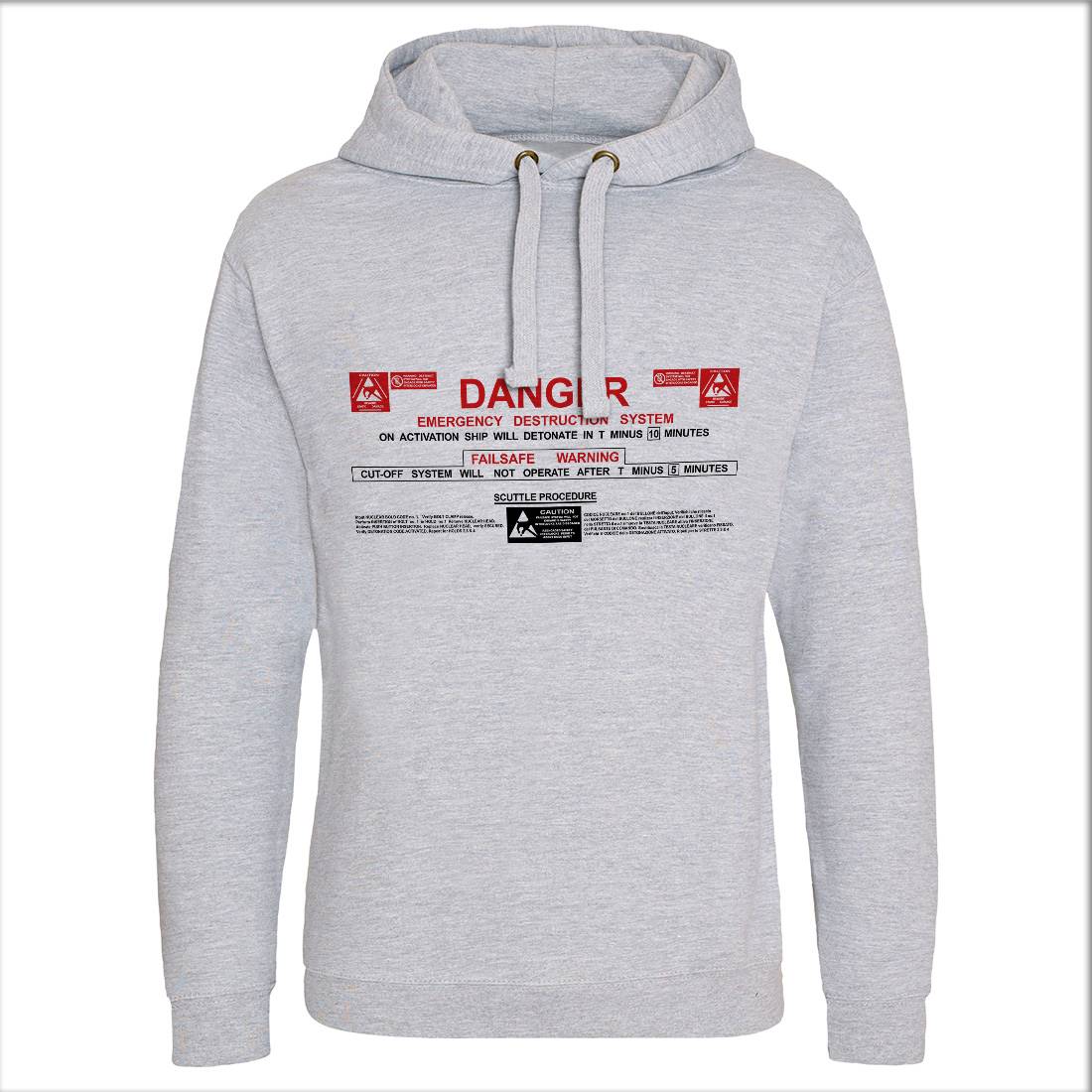 Destruct Sequence Mens Hoodie Without Pocket Space D191