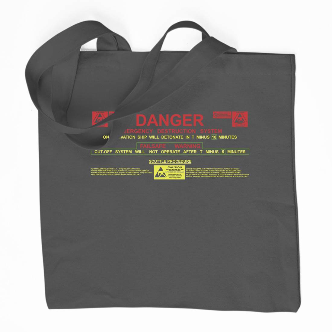 Destruct Sequence Organic Premium Cotton Tote Bag Space D191