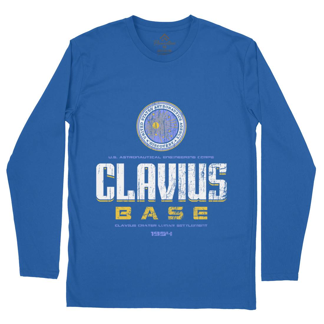 Clavius Base Mens Long Sleeve T-Shirt Space D192