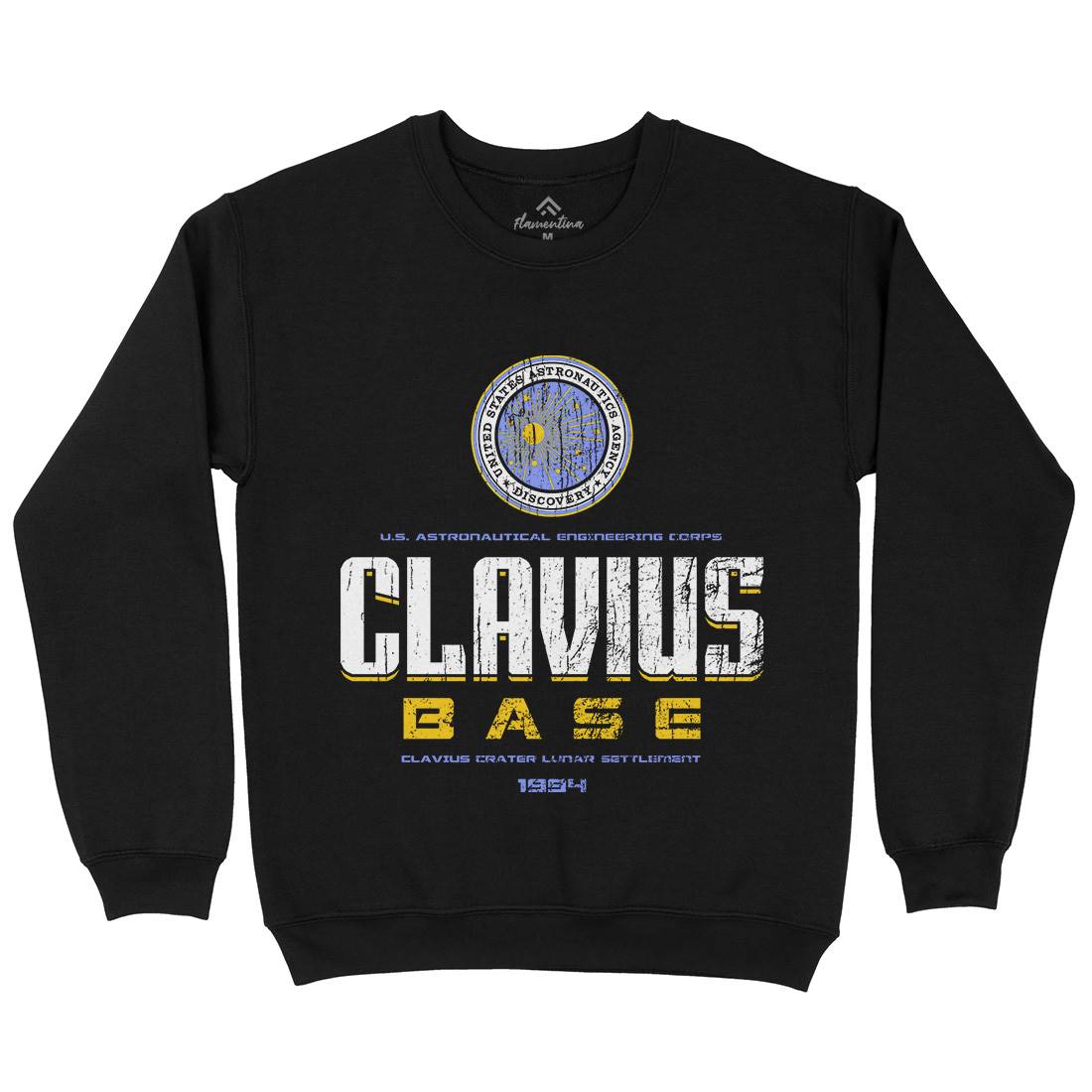 Clavius Base Mens Crew Neck Sweatshirt Space D192