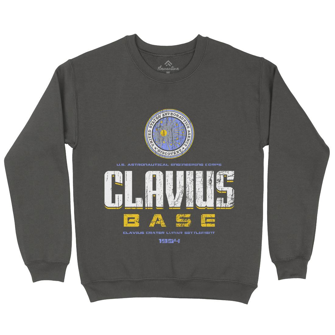 Clavius Base Kids Crew Neck Sweatshirt Space D192