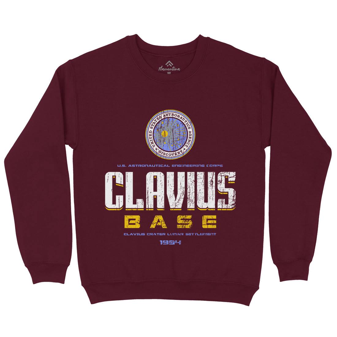 Clavius Base Mens Crew Neck Sweatshirt Space D192
