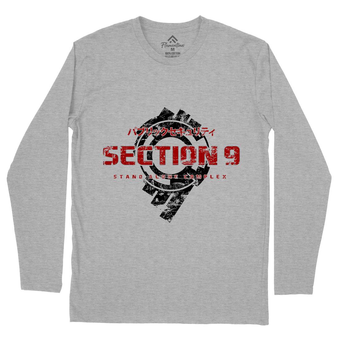 Section 9 Mens Long Sleeve T-Shirt Space D193