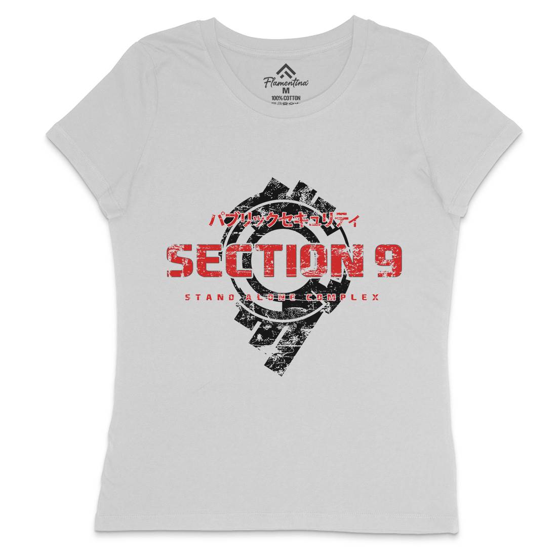 Section 9 Womens Crew Neck T-Shirt Space D193