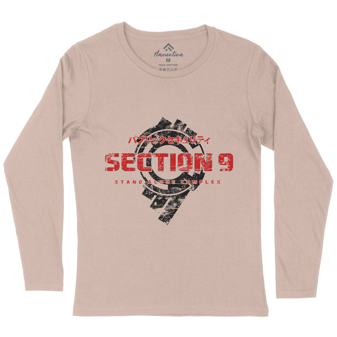 Section 9 Womens Long Sleeve T-Shirt Space D193