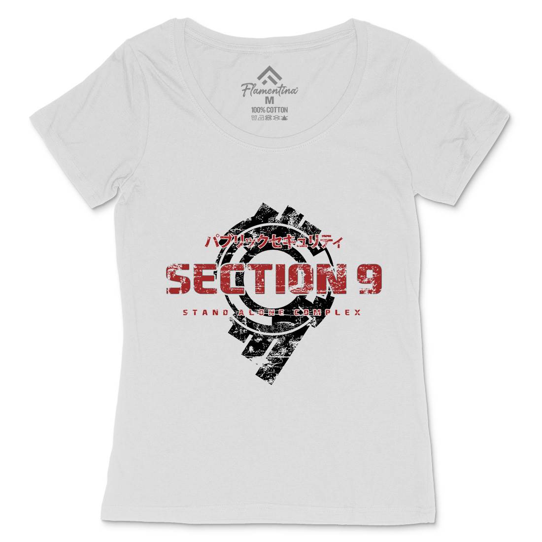 Section 9 Womens Scoop Neck T-Shirt Space D193