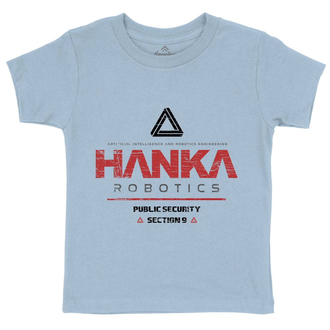 Hanka Robotics Kids Organic Crew Neck T-Shirt Space D194