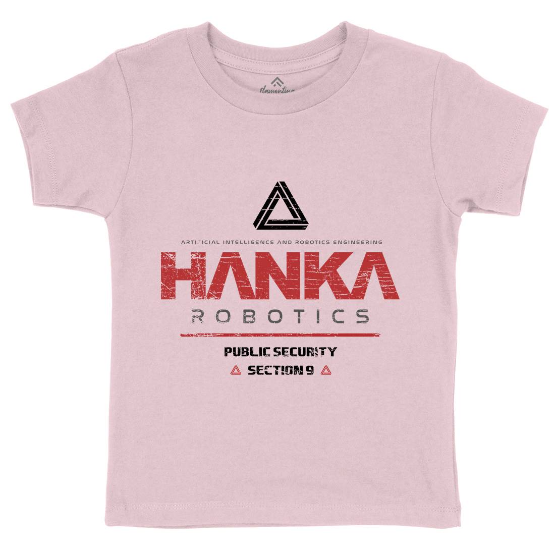 Hanka Robotics Kids Organic Crew Neck T-Shirt Space D194
