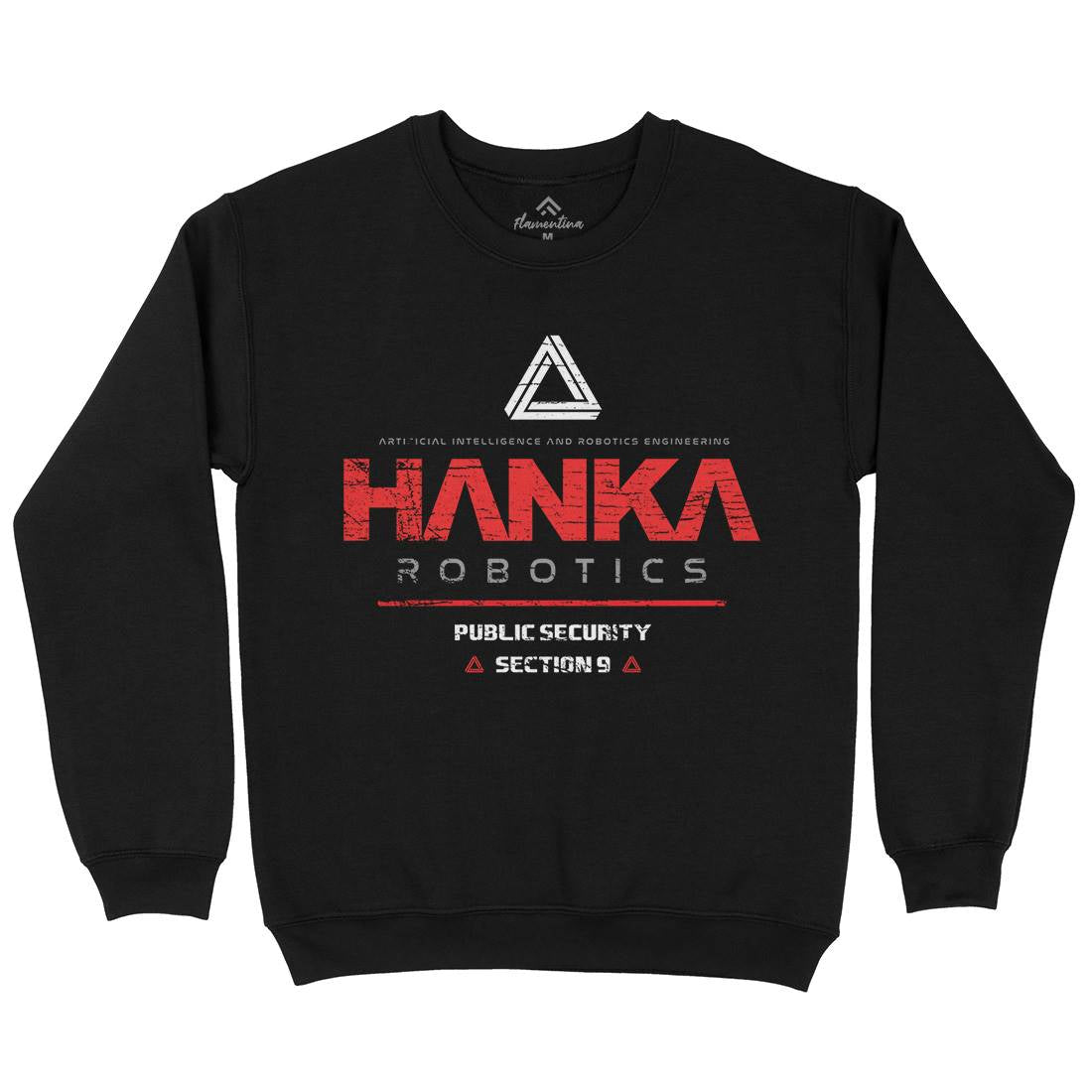 Hanka Robotics Mens Crew Neck Sweatshirt Space D194