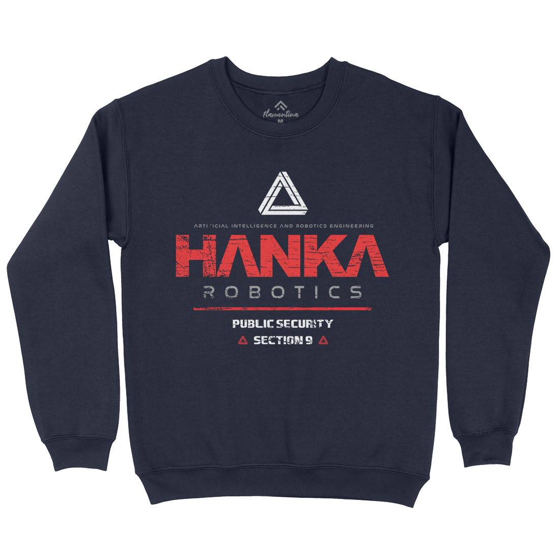 Hanka Robotics Mens Crew Neck Sweatshirt Space D194