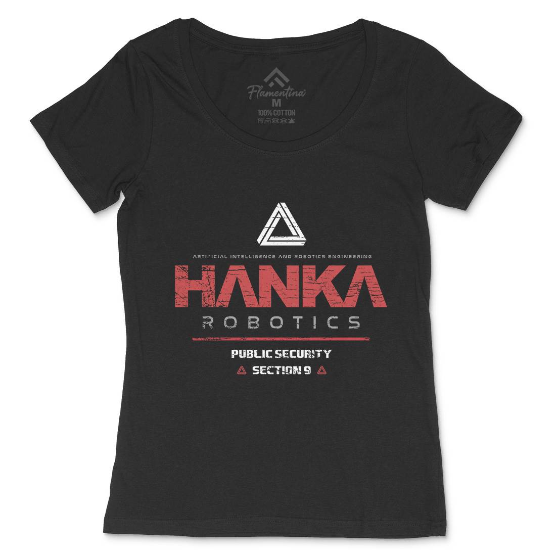 Hanka Robotics Womens Scoop Neck T-Shirt Space D194