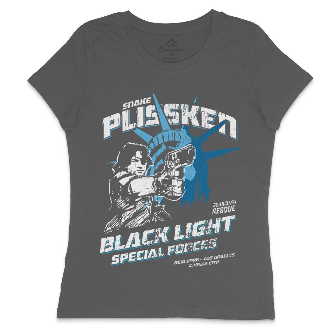 Snake Womens Crew Neck T-Shirt Space D196