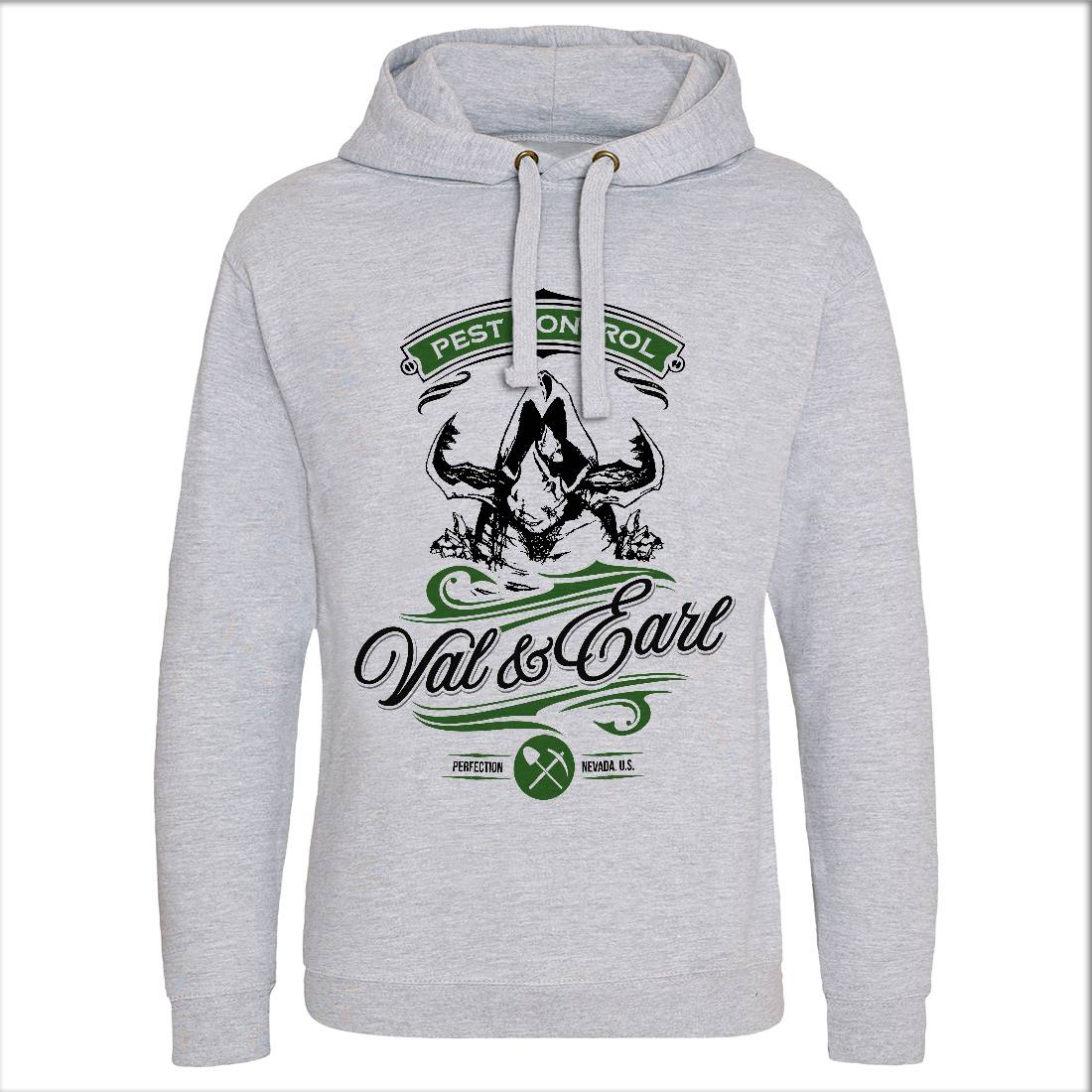 Val And Earl Mens Hoodie Without Pocket Horror D198