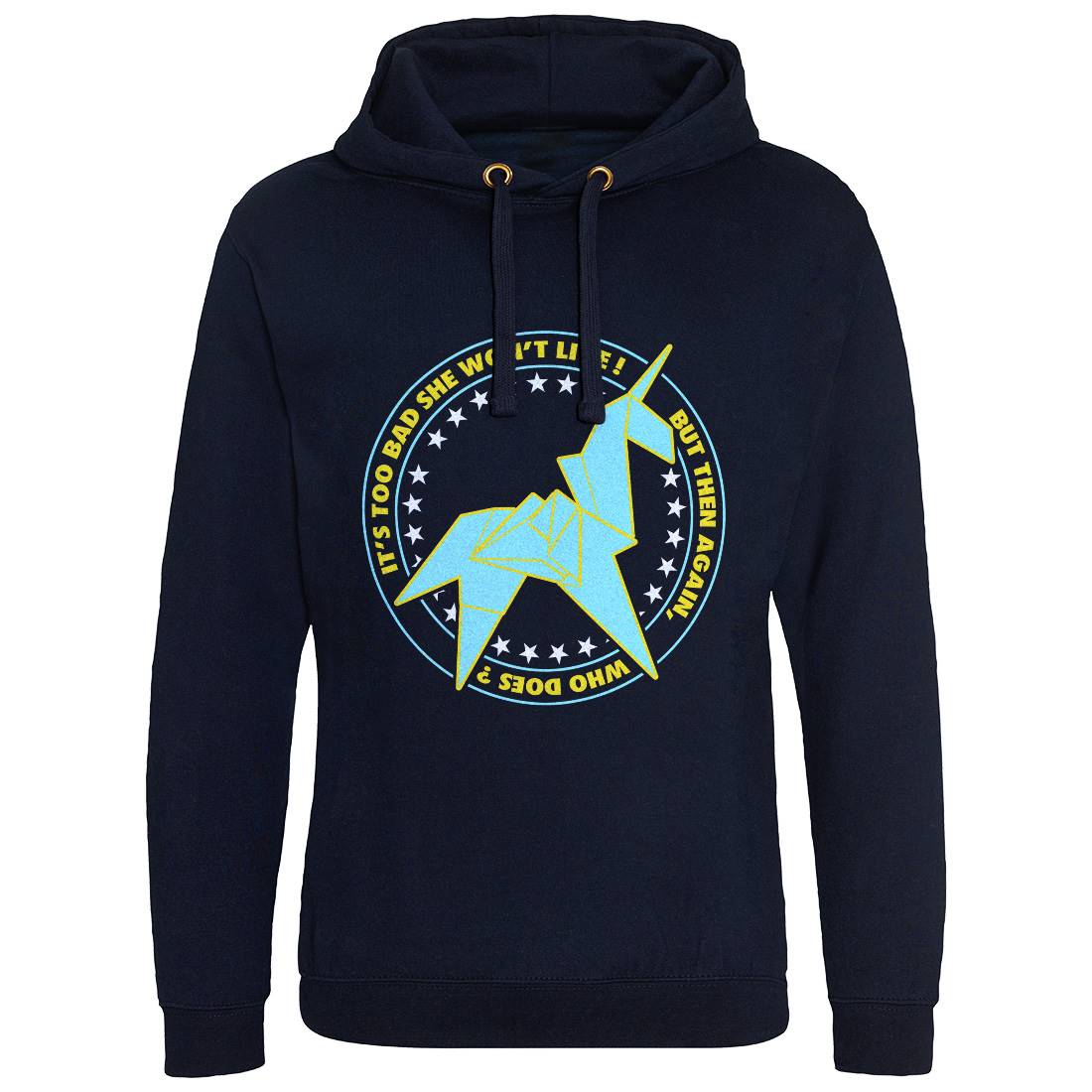 Unicorn Mens Hoodie Without Pocket Space D199