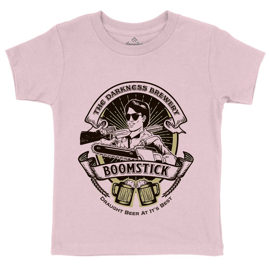 This Is My Boomstick Kids Organic Crew Neck T-Shirt Horror D201