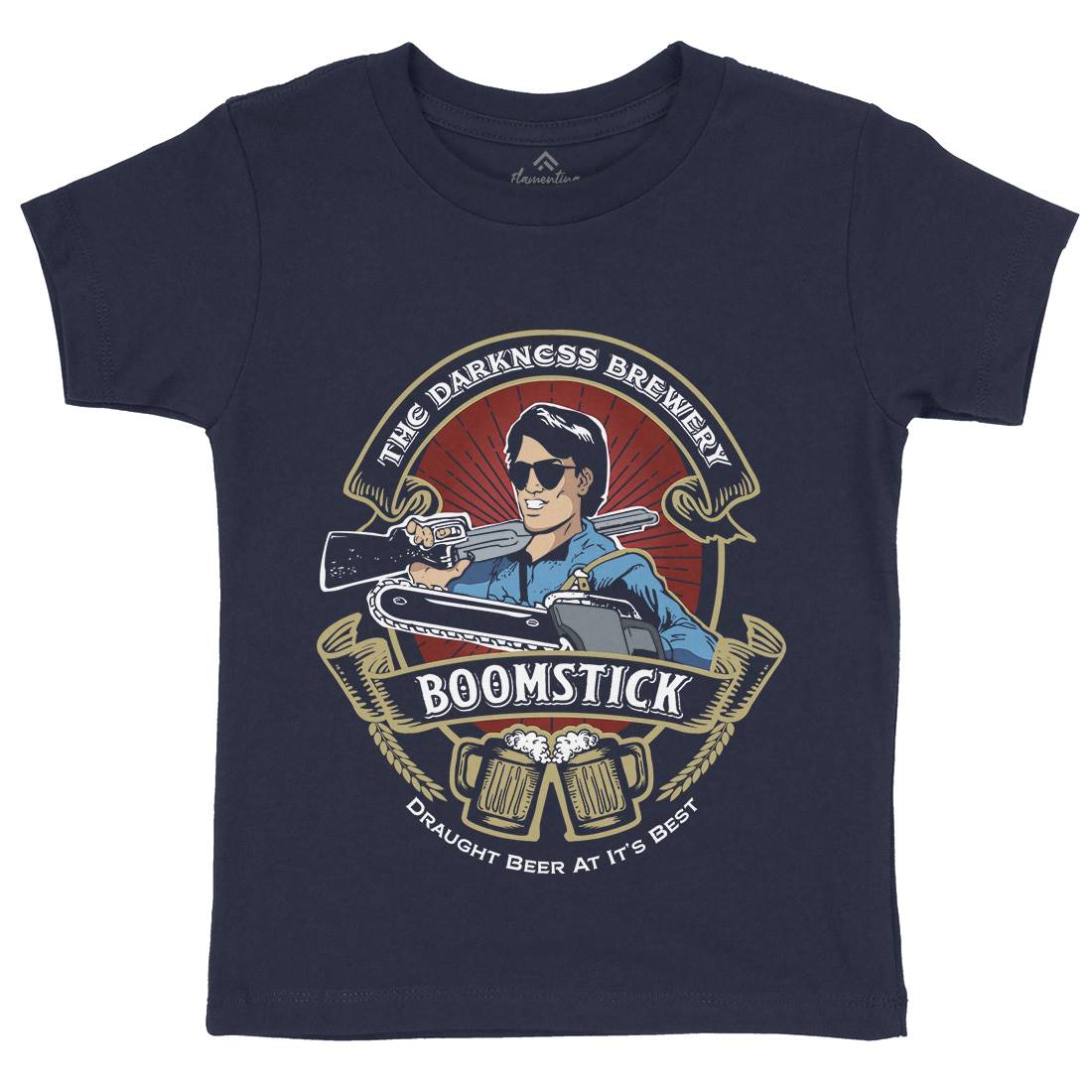 This Is My Boomstick Kids Crew Neck T-Shirt Horror D201
